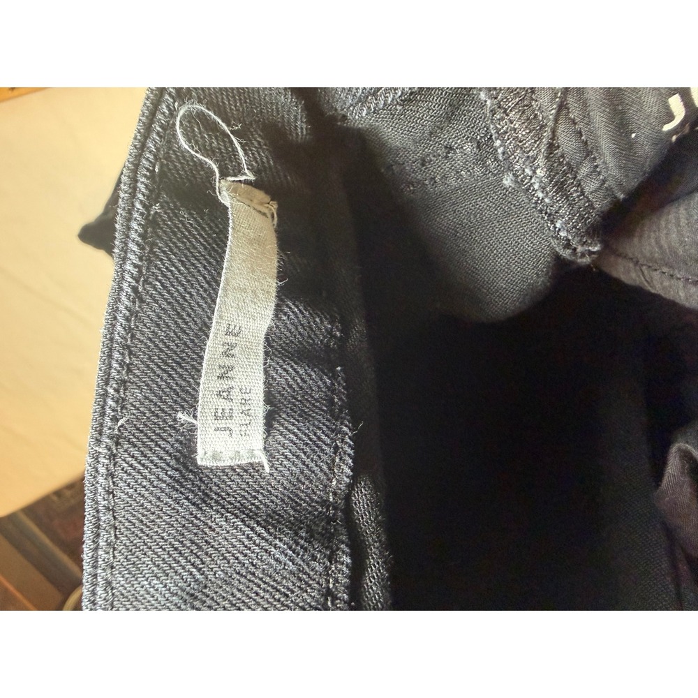 Dear John Jeanne Flare Black High Rise Cropped Jeans 28 Womens - Picture 8 of 8